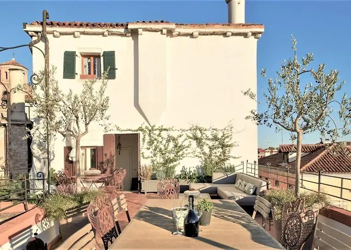 Lägenhet Ca' Erizzo Dream Apartment, Spectacular Views From The Amazing Terrace! Venedig